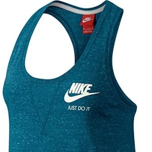 Blue Nike Racerback Tank
